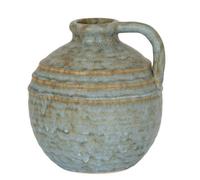 Hill Interiors Capella Krater Large Jug Vase - Ceramic - L20 X W20 X H23 Cm - Grey