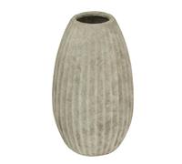Hill Interiors Catania Olpe Vase - Light Grey - 31cm x 18cm x 18cm - Light Grey