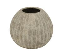 Hill Interiors Catania Round Vase Light Grey (One Size)