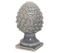 Hill Interiors Ceramic Acorn Ornament Grey (35Cm X 20Cm X 20Cm)
