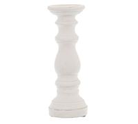 Hill Interiors Ceramic Column Candle Holder31cm x 12cm x 12cm White HI4692