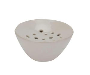 Hill Interiors Ceramic Flower Frog - White - One Size - White - 100% Mixed