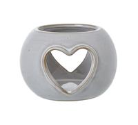 Hill Interiors Ceramic Round Tealight Holder - White - White - One Size