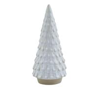 Hill Interiors Ceramic Spruce Tree Dration in White Hill Interiors White