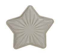 Hill Interiors Ceramic Star Christmas Dish White (1Cm X 12Cm X 13Cm)