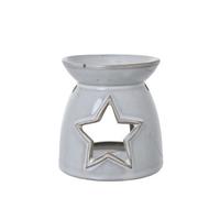 Hill Interiors Ceramic Star Tea Light Holder White (One Size)