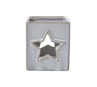 Hill Interiors Ceramic Star Tea Light Holder White (One Size)