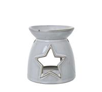 Hill Interiors Ceramic Star Tea Light Holder - White - White - One Size