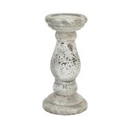 Hill Interiors Ceramic Stone Effect Candle Holder - Stone - Stone - One Size - 100% Mixed