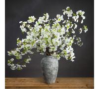 Hill Interiors Cherry Blossom Burgundy Spray Faux Plant