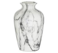 Hill Interiors Chours Marble Vase33cm x 22cm x 22cm White/Grey HI4199
