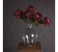 Hill Interiors Chrysanthemum Purple Autumn Spider Faux Plant