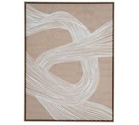 Hill Interiors Clayre Line Art Framed Canvas Print In Dark Brown Dark Brown One Size