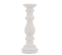 Hill Interiors Column Candle Holder45cm x 16cm x 16cm White HI4647