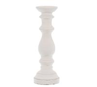 Hill Interiors Column Candle Holder45cm x 16cm x 16cm White HI4647