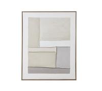 Hill Interiors Contempo Alpha Framed Painting On Canvas - Wood - L3 X W75 X H95 Cm - Brown