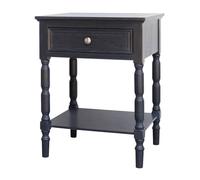 Hill Interiors Contour Collection 1 Side TableOne Size Black HI5385