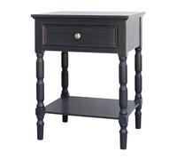 Hill Interiors Contour Collection 1 Side TableOne Size Black HI5385