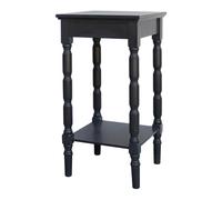 Hill Interiors Contour Collection Side Table - Black - Black - One Size - 100% Mixed