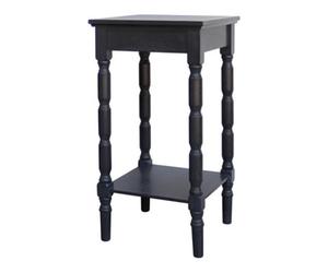 Hill Interiors Contour Collection Side Table Black (One Size)