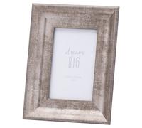 Hill Interiors Convex Single Photo Frame Silver (4In X 6In)