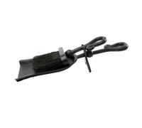 Hill Interiors Crook Handle Hearth Tidy - Black - One Size - Black - 100% Mixed