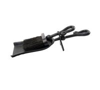 Hill Interiors Crook Handle Hearth TidyOne Size Black HI4746