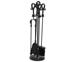 Hill Interiors Crook Top Companion Set - Black - One Size - Black - 100% Mixed