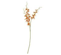Hill Interiors Cymbidium Spray Artificial Flower - Orange - One Size
