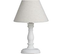 Hill Interiors Cyrene Table Lamp (UK Plug) in Medium Beige Hill Interiors Medium Beige