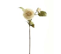 Hill Interiors Dahlia Artificial Flower - White/Green - One Size - White/Green