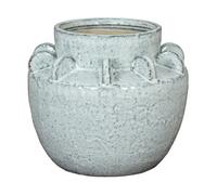 Hill Interiors Dara Medium Hydria Vase - Ceramic - L23 X W23 X H22 Cm - White