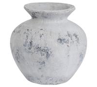 Hill Interiors Darcy Antique Ceramic Vase30 x 31 x 31cm Stone HI3123