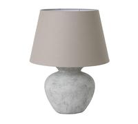 Hill Interiors Darcy Antique Look Linen Table Lamp (Uk Plug) In Stone Stone One Size