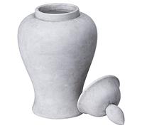 Hill Interiors Darcy Large Stone Ginger Jar, Mixed, 32 x 16 x 1.62cm