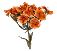 Hill Interiors Dianthus Artificial Flower Spray in Orange Hill Interiors Orange