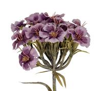 Hill Interiors Dianthus Artificial Flower Spray in Purple Hill Interiors Purple