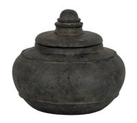 Hill Interiors Dusk Ceramic Pot Black (12Cm X 20Cm X 20Cm)