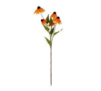 Hill Interiors Echinacea Artificial Flower Spray Orange (One Size)