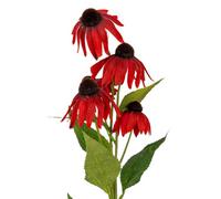 Hill Interiors Echinacea Artificial Flower Spray Red (One Size)