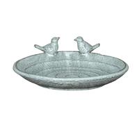 Hill Interiors Eira Bird Bath - White - White - One Size