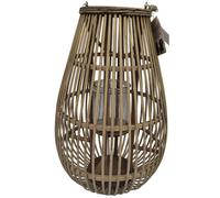 Hill Interiors Ellipse Medium Candle Lantern Brown (One Size)