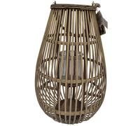 Hill Interiors Ellipse Medium Candle LanternOne Size Brown HI5195