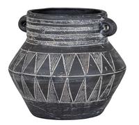 Hill Interiors Etched Tall Textured Decorative Pot