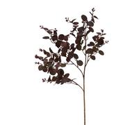 Hill Interiors Eucalyptus Artificial Plant Burgundy (One Size)