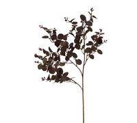 Hill Interiors Eucalyptus Artificial Plant - Burgundy - One Size - Burgundy