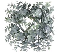 Hill Interiors Eucalyptus Christmas Candle Wreath Green (28Cm X 8Cm X 28Cm)