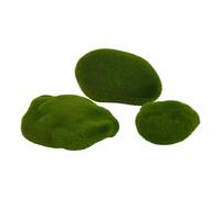 Hill Interiors Faux Moss (Pack of 3) - Green - One Size - Green - 100% Mixed