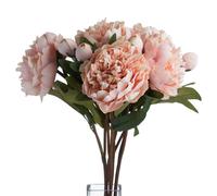 Hill Interiors Faux Peach Peony Rose Hill Interiors Peach