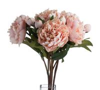 Hill Interiors Faux Peach Peony Rose Peach (One Size)